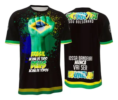 Camiseta Bolsonaro Punho Erguido