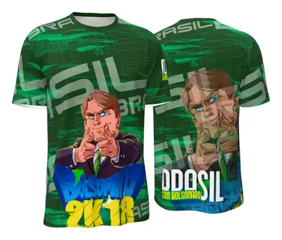 Camiseta Bolsonaro Verde Escura