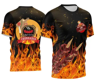 Arte Camisa Lanchonete Churrascaria - Profissão Modelo 02