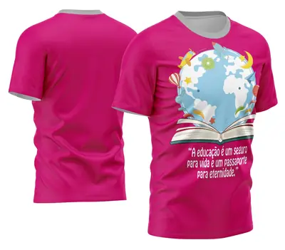 Camisa Professora Personalizada Modelo 36