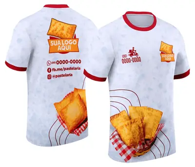 Camisa Gráfica Farda Pastelaria Lanchonete