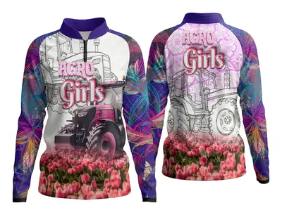 Camisa Agro Girl Feminina Personalizada Modelo 11