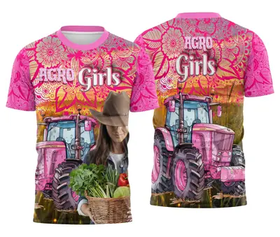 Camisa Agro Girl Feminina Personalizada Modelo 05
