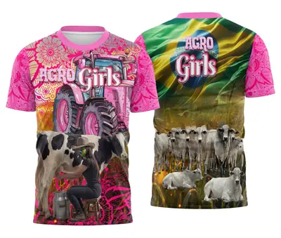 Camisa Agro Girl Feminina Personalizada Modelo 02