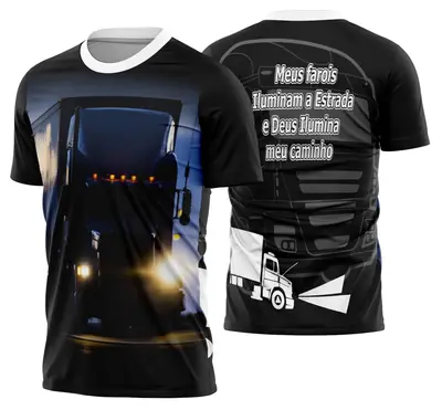 Camisa Caminhoneiros Caminhão Carreta Modelo 18