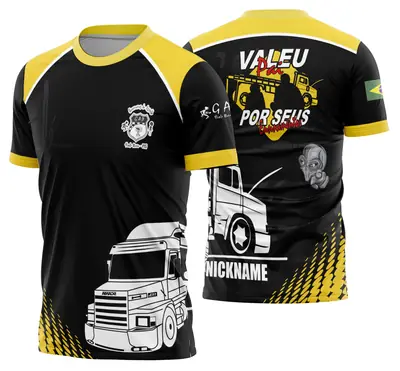 Camisa Caminhoneiros Caminhão Carreta Modelo 19