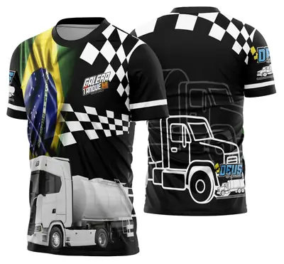 Camisa Caminhoneiros Caminhão Carreta Modelo 22