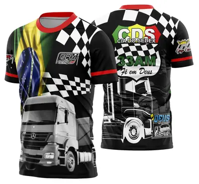 Camisa Caminhoneiros Caminhão Carreta Modelo 30