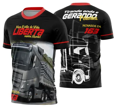 Camisa Caminhoneiros Caminhão Carreta Modelo 32