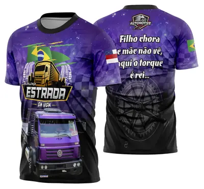 Camisa Caminhoneiros Caminhão Carreta Modelo 34