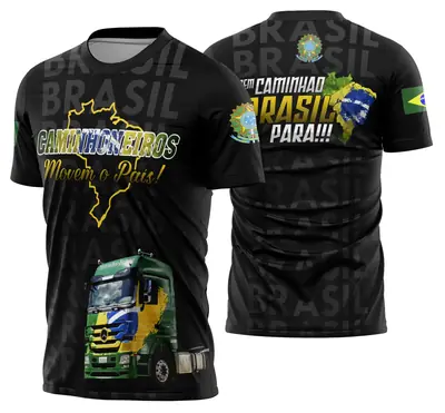 Camisa Caminhoneiros Caminhão Carreta Modelo 45