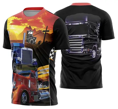 Camisa Caminhoneiros Caminhão Carreta Modelo 46