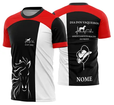 Camisa Cavalgada Vaquejada Cavalo Modelo 11