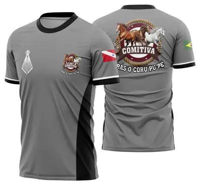Camisa Cavalgada Vaquejada Cavalo Modelo 30