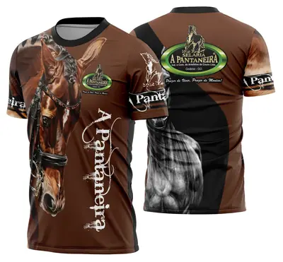 Camisa Cavalgada Vaquejada Cavalo Modelo 46