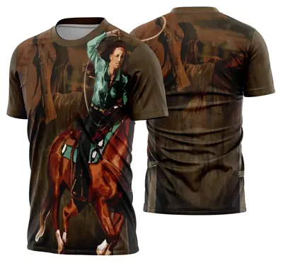 Camisa Cavalgada Vaquejada Cavalo Modelo 51
