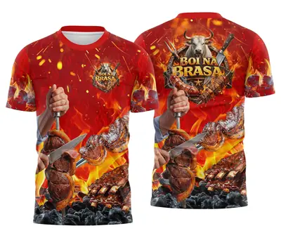 Camisa Churrascaria Carne Modelo 02