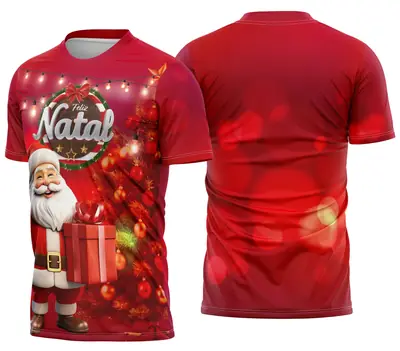 Camisa de Natal Natalina Festiva Modelo 02