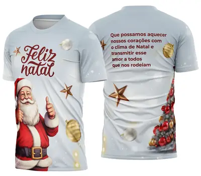 Camisa de Natal Natalina Festiva Modelo 04