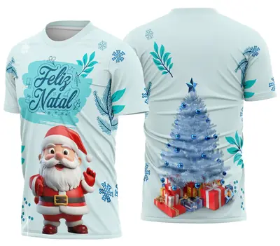 Camisa de Natal Natalina Festiva Modelo 05