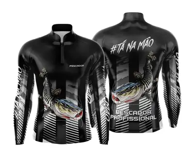 Arte Estampa Camisa de Pesca Esportiva Personalizada Modelo 29
