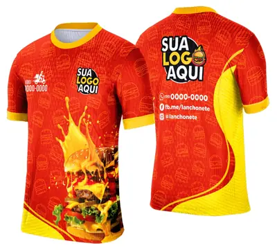 Camisa Lanche e Hamburgueria Modelo 001
