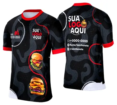 Camisa Lanche e Hamburgueria Modelo 006