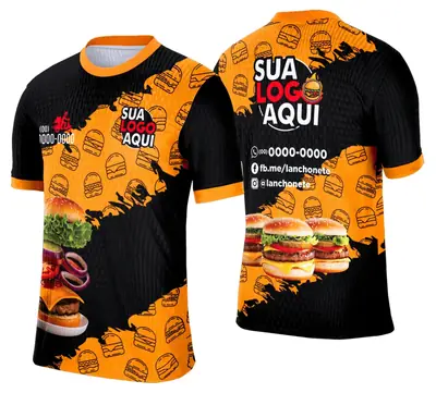 Camisa Lanche e Hamburgueria Modelo 014