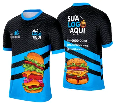 Camisa Lanche e Hamburgueria Modelo 015