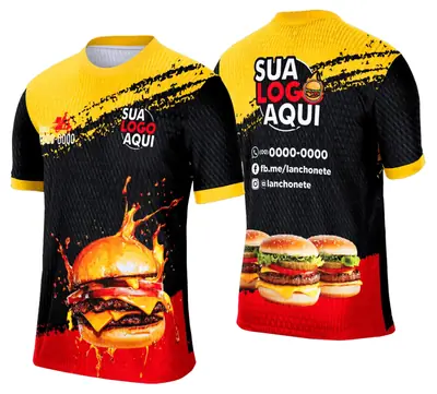 Camisa Lanche e Hamburgueria Modelo 016