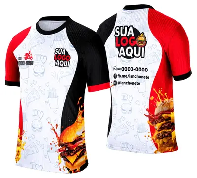 Camisa Lanche e Hamburgueria Modelo 020