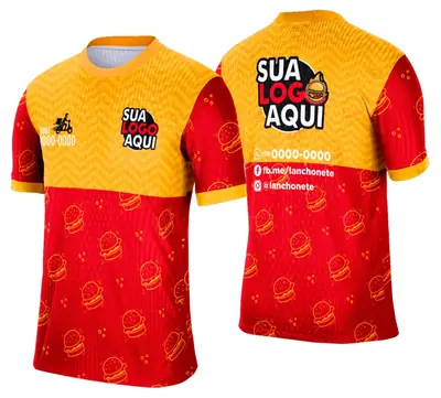 Camisa Lanche e Hamburgueria Modelo 025