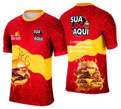 Camisa Lanche e Hamburgueria Modelo 026