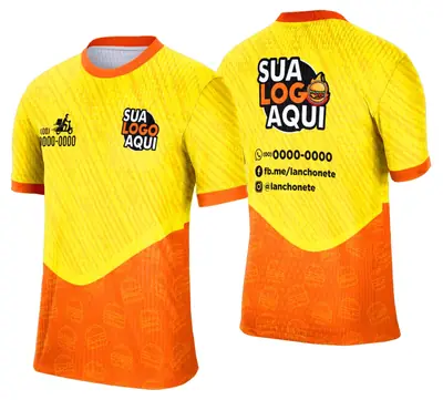 Camisa Lanche e Hamburgueria Modelo 030