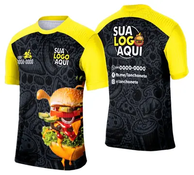 Camisa Lanche e Hamburgueria Modelo 031