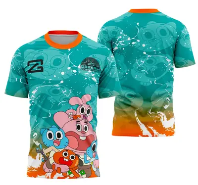 Camisa O Maravilhoso Mundo de Gumball
