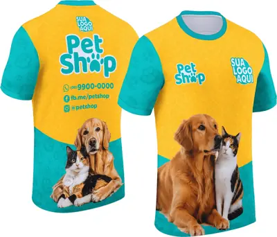 Camisa Pet Shop Modelo 003