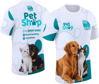 Camisa Pet Shop Modelo 012