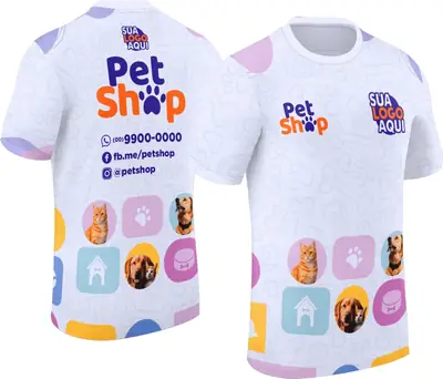 Camisa Pet Shop Modelo 017