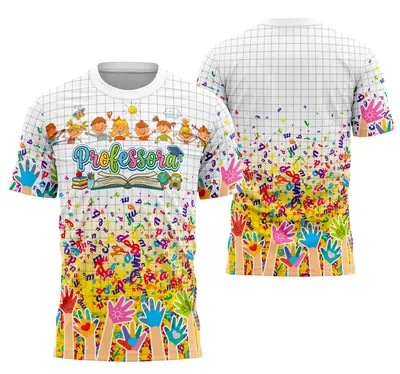 Camisa Professora Personalizada Modelo 107