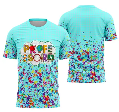 Camisa Professora Personalizada Modelo 116