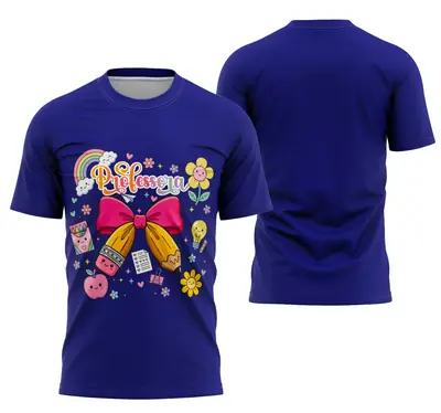 Camisa Professora Personalizada Modelo 85