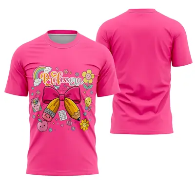 Camisa Professora Personalizada Modelo 84