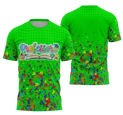 Camisa Professora Personalizada Modelo 109