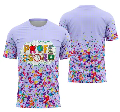 Camisa Professora Personalizada Modelo 119