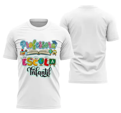 Camisa Professora Personalizada Modelo 86