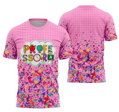 Camisa Professora Personalizada Modelo 117
