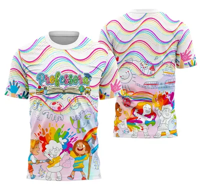 Camisa Professora Personalizada Modelo 103
