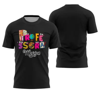 Camisa Professora Personalizada Modelo 93