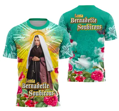 Camisa Santa Bernadette Soubirous - Religião Modelo 02